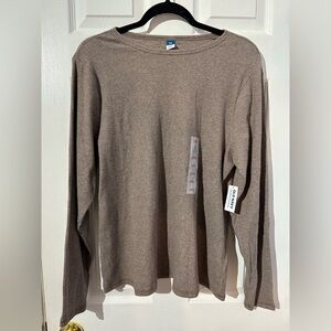 NWT Old Navy Taupe Crewneck Sweater XXL